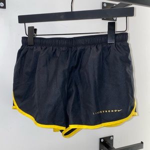 Nike livestrong running shorts